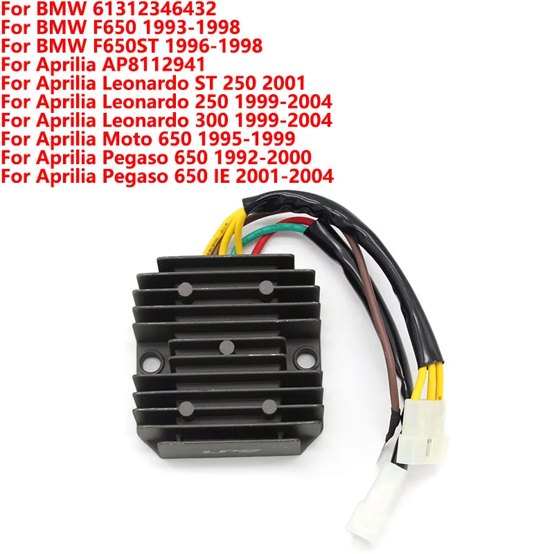 

Motorcycle Voltage Regulator Rectifier for Aprilia Leonardo ST 250 300 Pegaso 650 AP8112941 Motorcycles Accessories