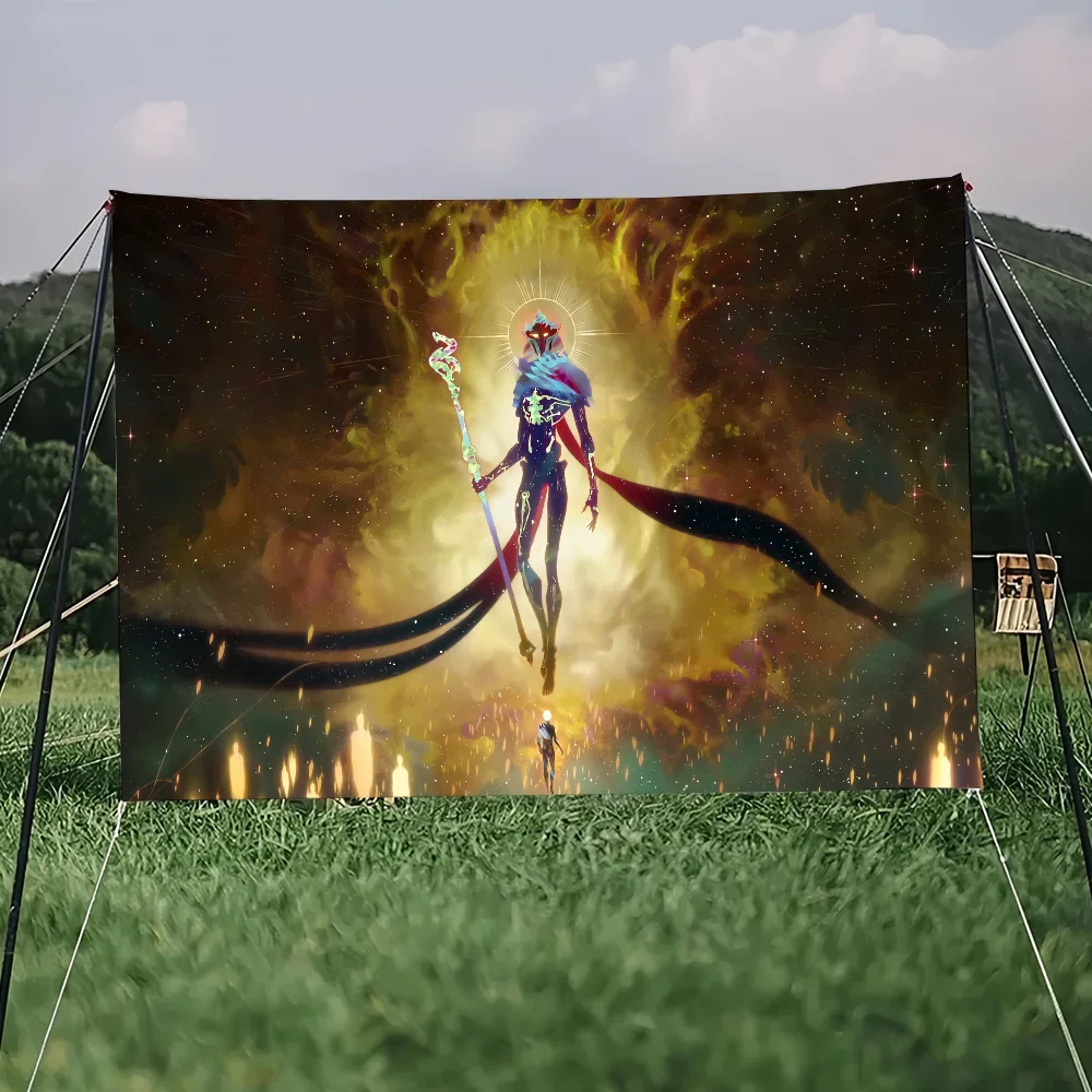 Viktor Lols Arcane 2 Cartoon JINX flag For Picnic Party Art Home Decoration Outdoor Camping Banner