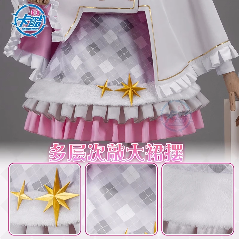 Hoshimiya Ichigo Cosplay Kostüm Spiel Aikatsu Anime Frauen Mode Top Rock Uniformen Rolle Spielen Kleidung Winter Anzug Vorverkauf