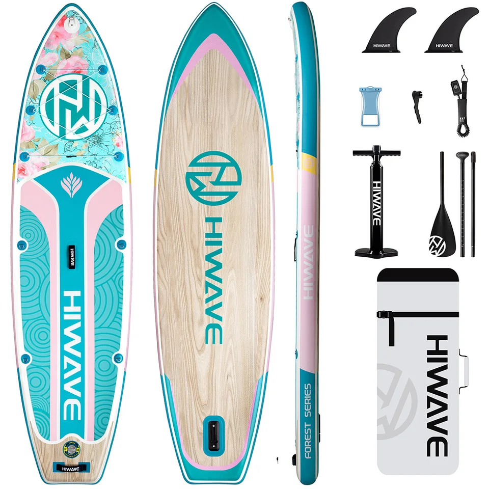 マイボート HIWAVE 防水インフレータブルパドルSUPボード 11'x34''x6