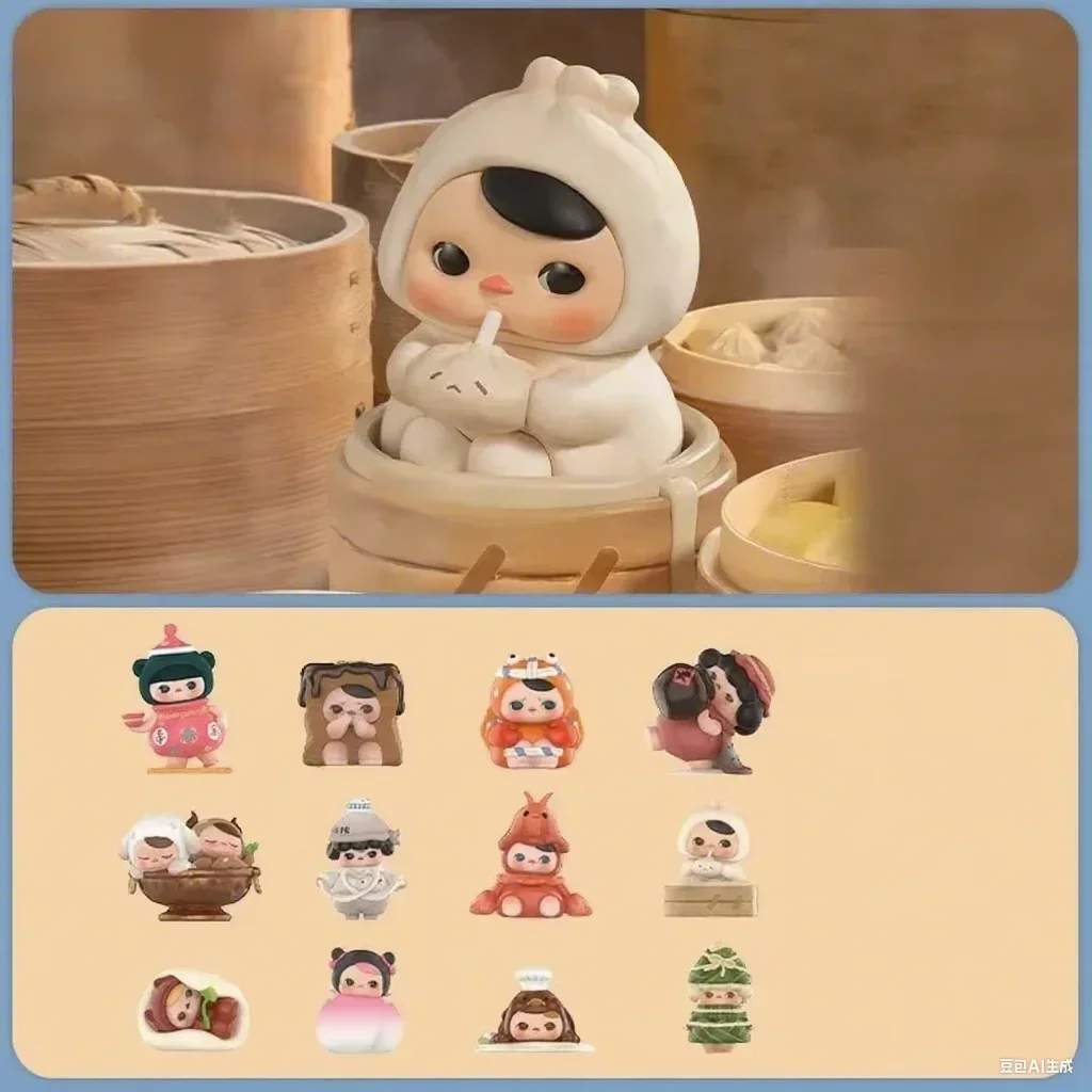 

POP MART PUCKY The Feast Series: Коллекционные фигурки-сюрпризы Kawaii Anime, игрушки-сюрпризы в закрытой упаковке, подарок для девочек