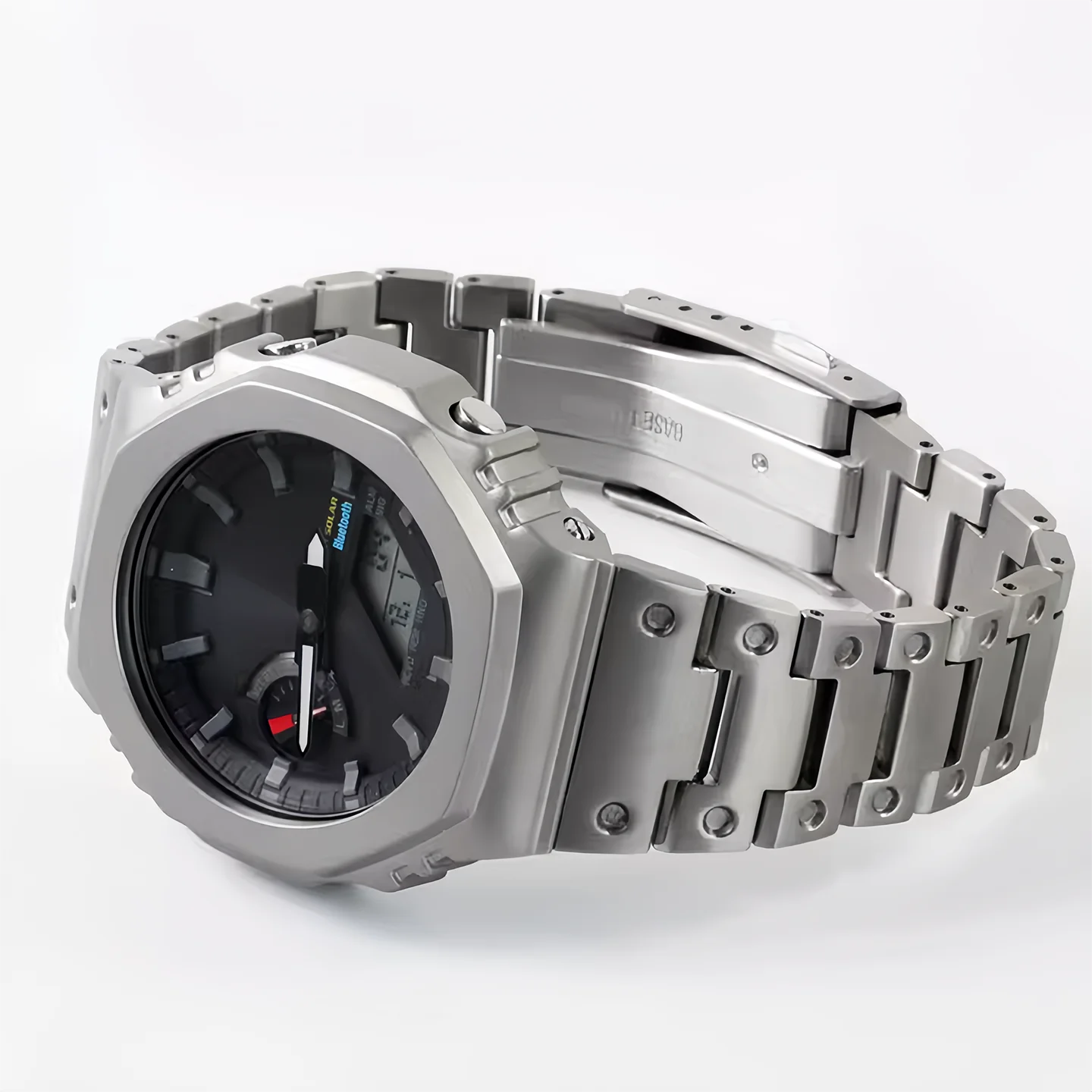 Titanium alloy case+strap For Casio G-shock GA2100 GA2110 DW5600