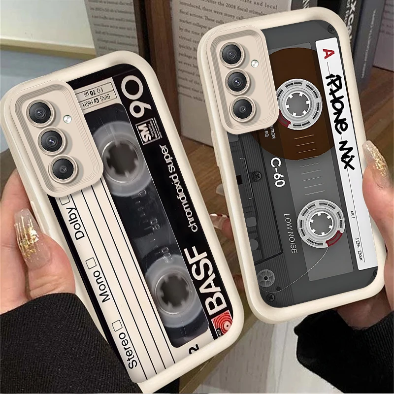 Case For Samsung Galaxy S24 S25 S23 Ultra S22 S21 Plus FE A36 A56 A26 A16 A06 A15 A25 A35 A55 5G Lucky Tape Pattern Back Cover - náhled 2