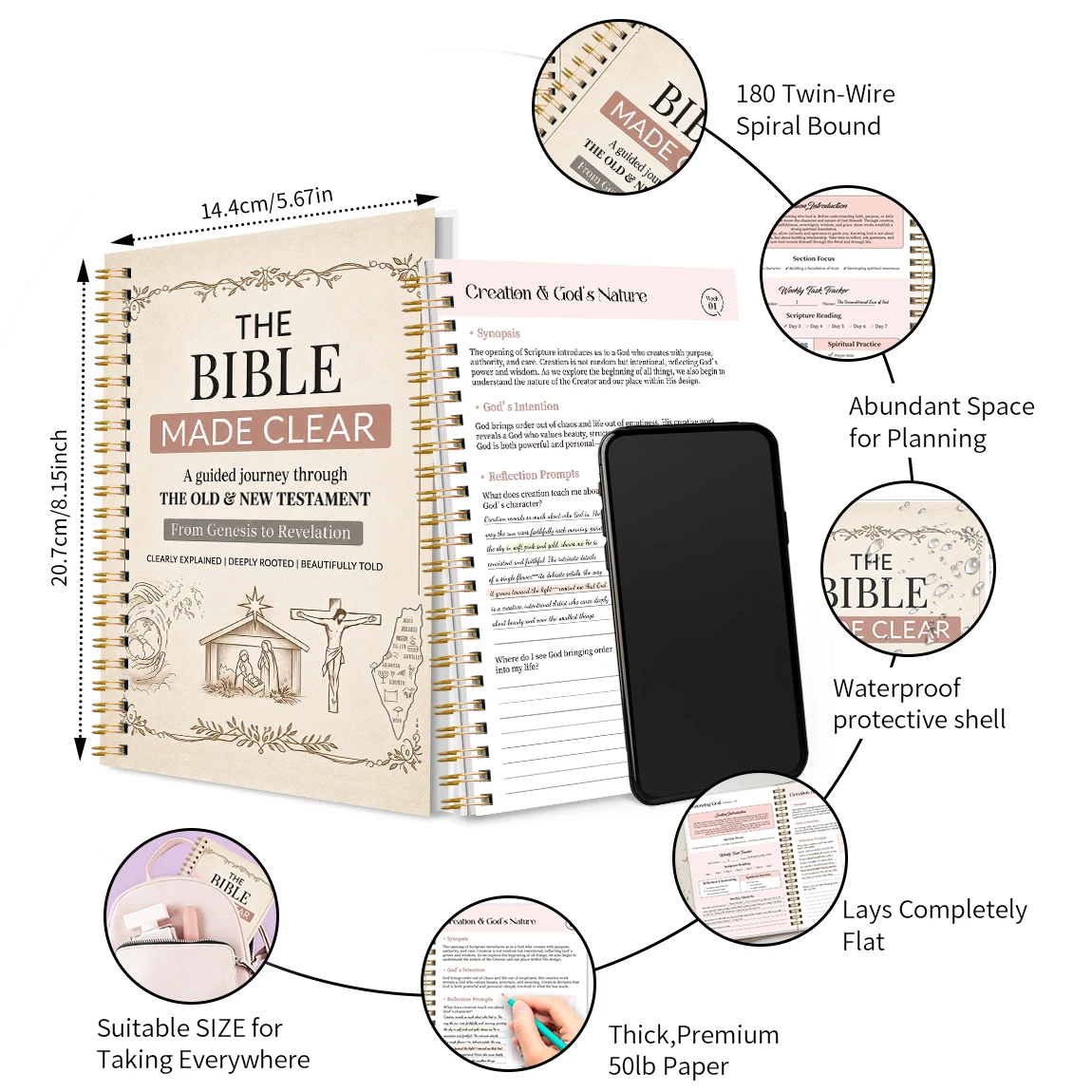 Bible Study Planner Journal Cover