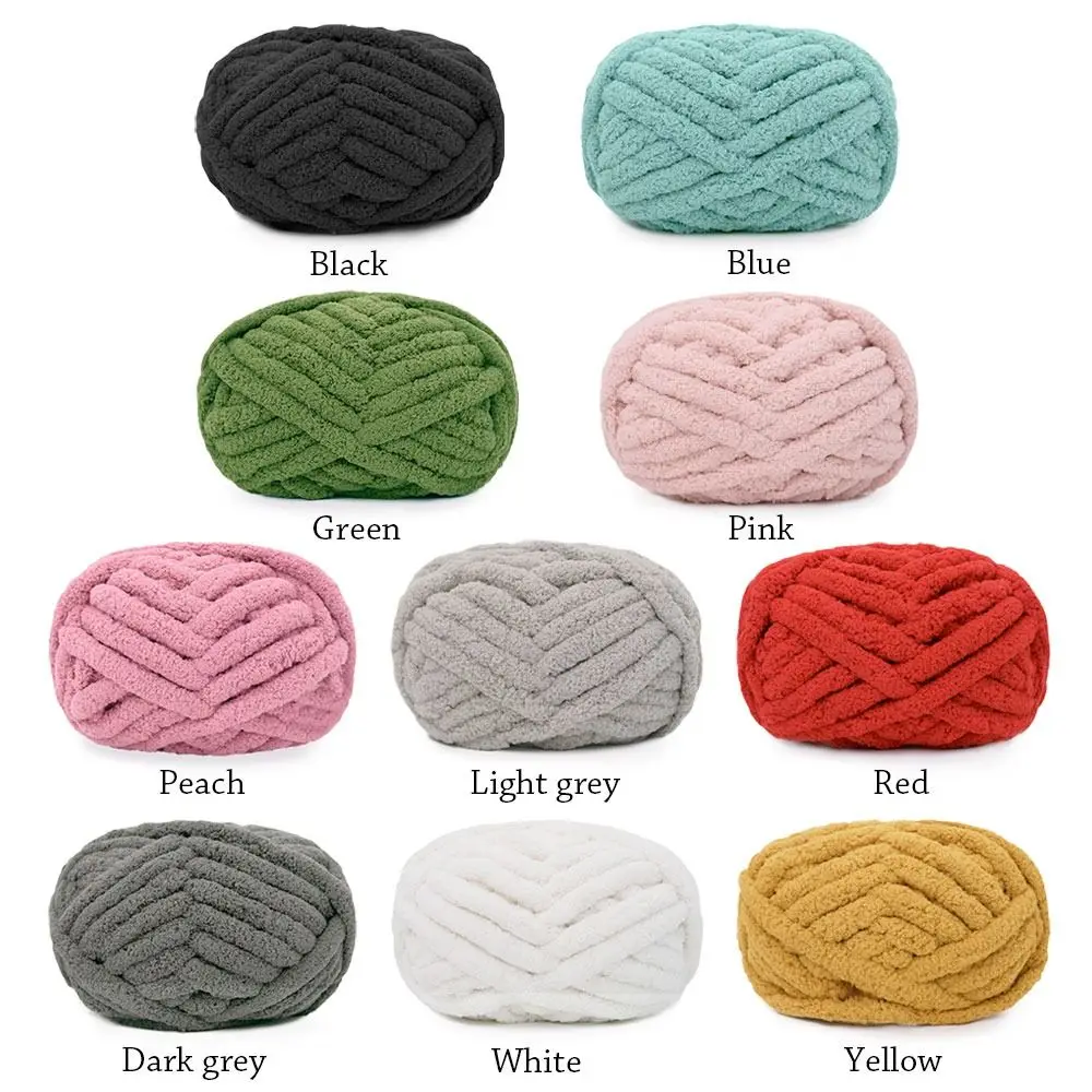226g/Ball Velvet Thick Super Bulky Chunky Yarn Hand Knitting Woven Thread Basket Blanket Carpets Giant Yarn DIY Hand-knit Yarn