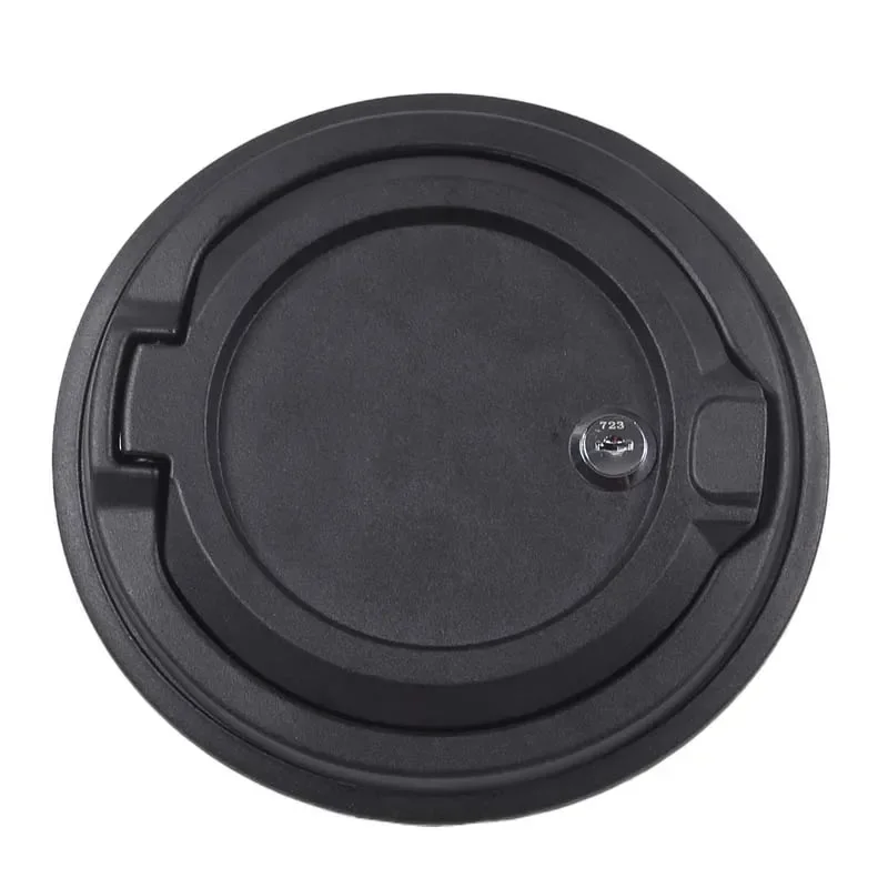 

For Hummer H2 2003 2004 2005 2006 2007 2008 2009 Aluminum Alloy Black Car Fuel Tank Anti-theft Lock Cover Trim Car Accessories