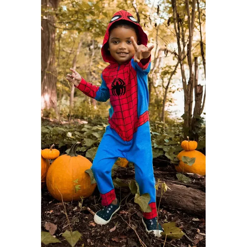 Avengers Zip Up Cosplay Coverall born To Little Kidx;8's,6; - view 4