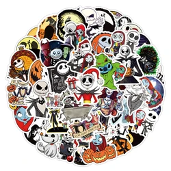 60PCS Disney Nightmare Before Christmas adesivi di Halloween diario fai da te bagaglio per Laptop Skateboard Graffiti decalcomanie giocattoli regali