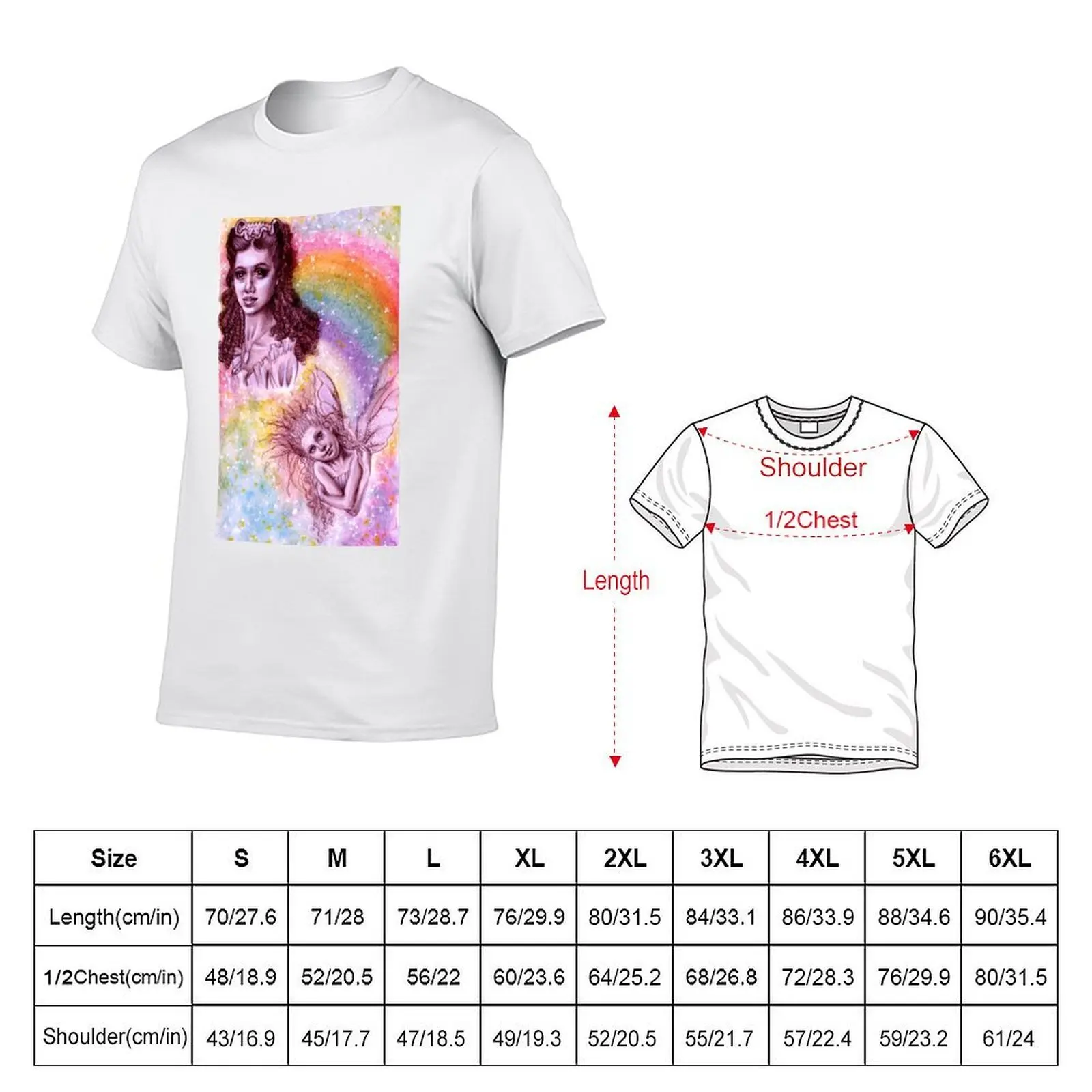 Legend (1985) Lili and Oona portrait studies watercolor T-Shirt blue archive summer top men clothings