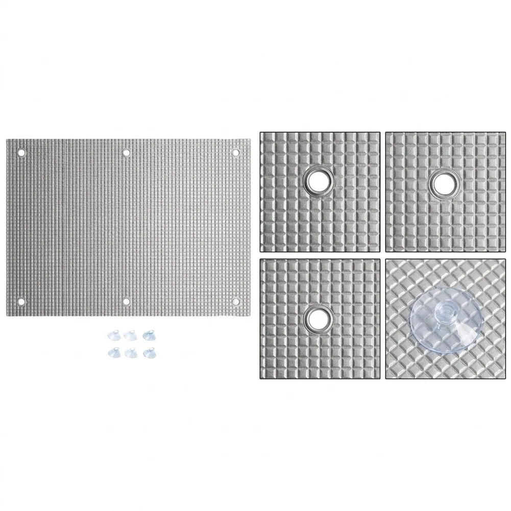 Solar Shade Aluminum Foil Thermal Insulation Window Sheet Balcony Light Block Vacuum Mount Home Glass Heat Reduction Accessory