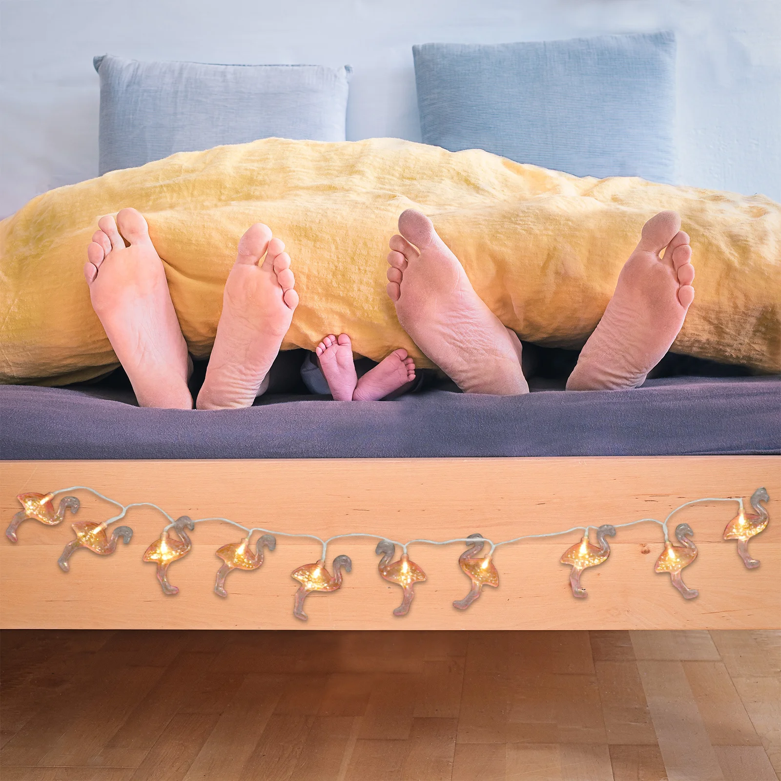 

1.5m Flamingo LED String Lights Easy to Shape Around Plants Signs Furniture for Party Garden Wedding Red LED String Lights