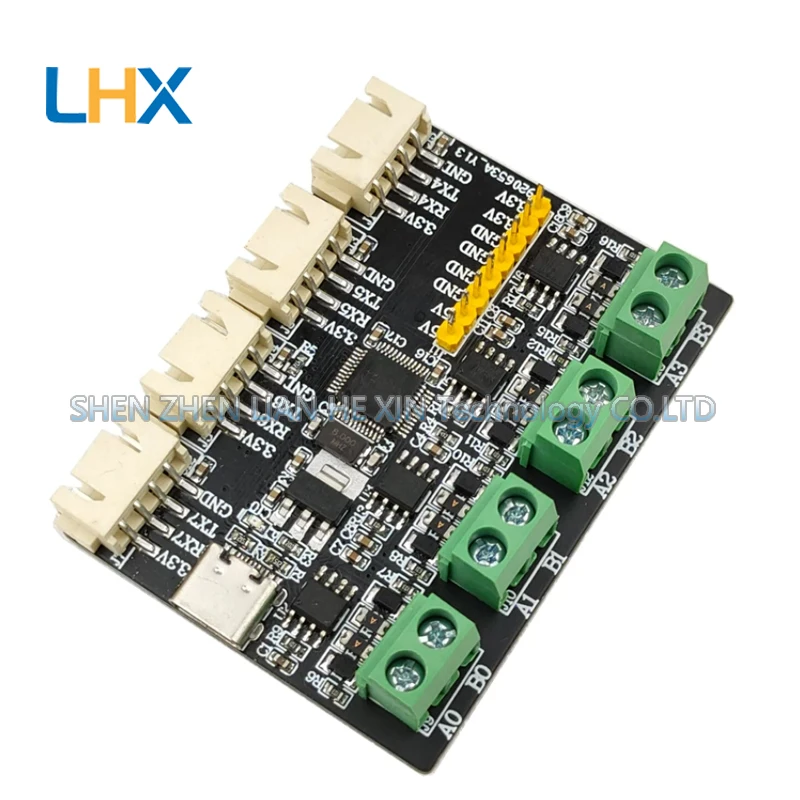 CH348 USB to RS485 multi-channel serial port expansion module module USB to 4 485 4 TTL