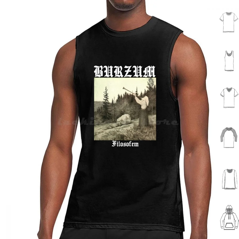 BúRzúM Filosofem Tank Tops Print Cotton BúRzúM Filosofem