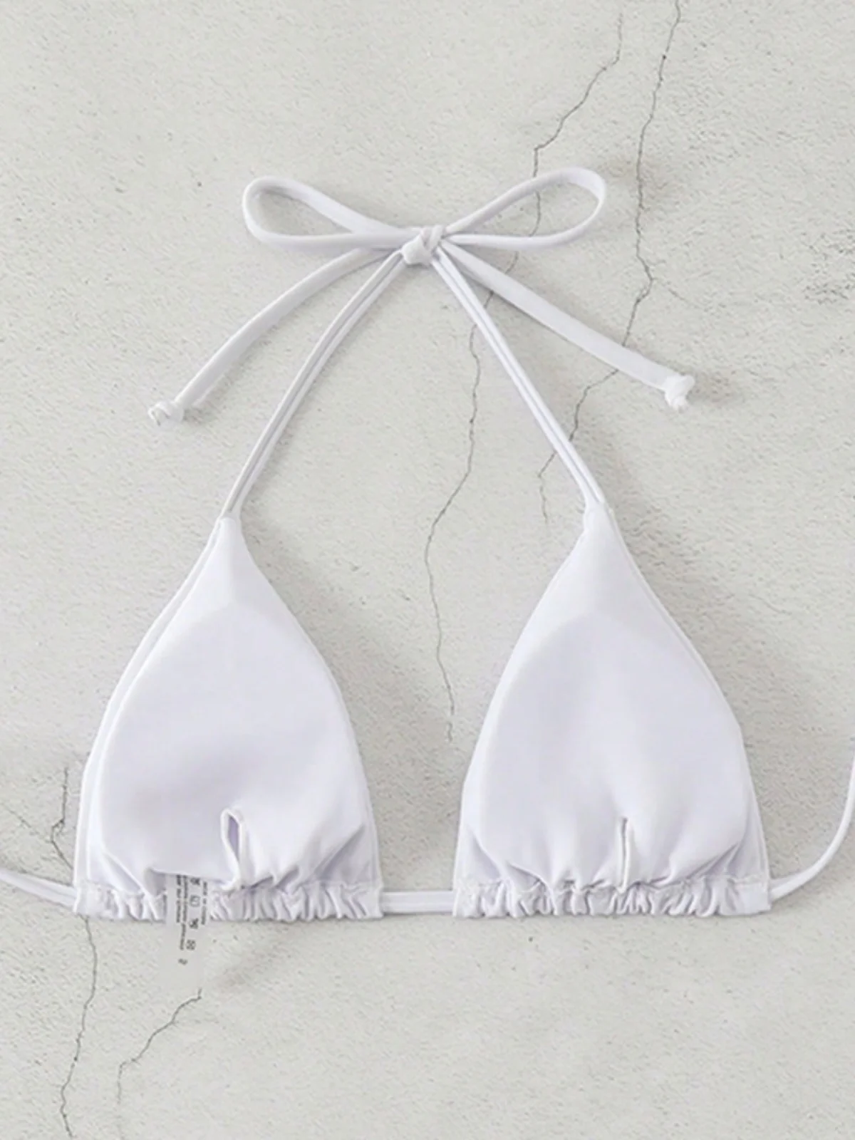 

New 2025 Women's Neline Bikini Thermal Spring Swimwear Lace up Design Top Only Fitn Swimsuit Other Material with Chest Pad