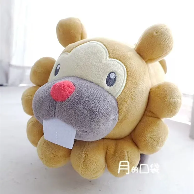 Muñecos de peluche originales de Pokemon Bidoof, 21cm, regalos de Navidad de alta calidad para niños