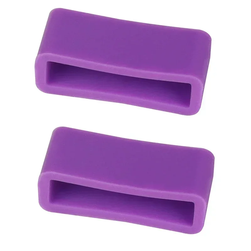 4 Stück Silikon-Armbandring, 12, 14, 16, 17, 18, 19, 20, 22, 24, 26 mm, wasserdichte Schlaufen, Sicherheitshalter, Uhrenzubehör, Gummiband-Halter – Detail 15