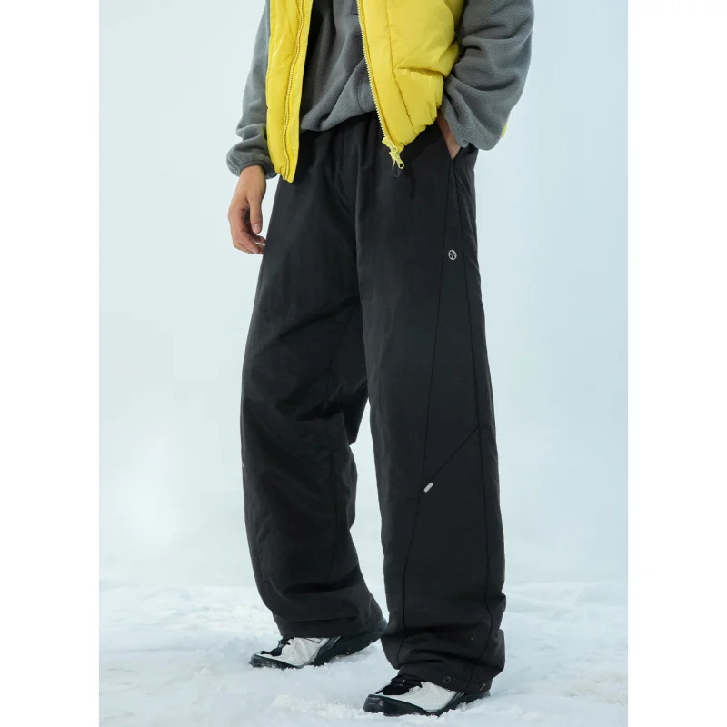 

Зимние уличные водонепроницаемые брюки-палаццо для мужчин, повседневные, с функциональными элементами, из нейлонового волокна