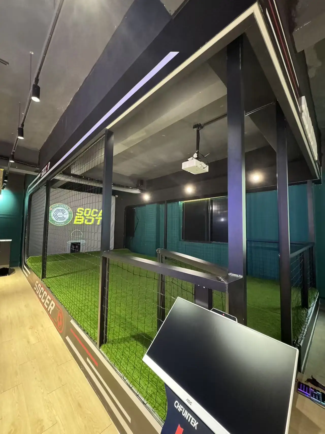 Indoor Football Shooting Training Simulation Football Shooting Game