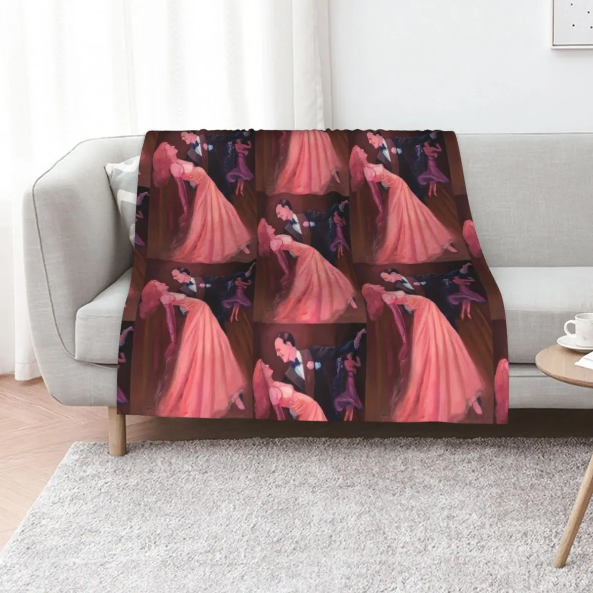 Dancers Throw Blanket Luxury Throw Soft Plush Plaid Decorative Beds Comforter Furry Custom Blankets