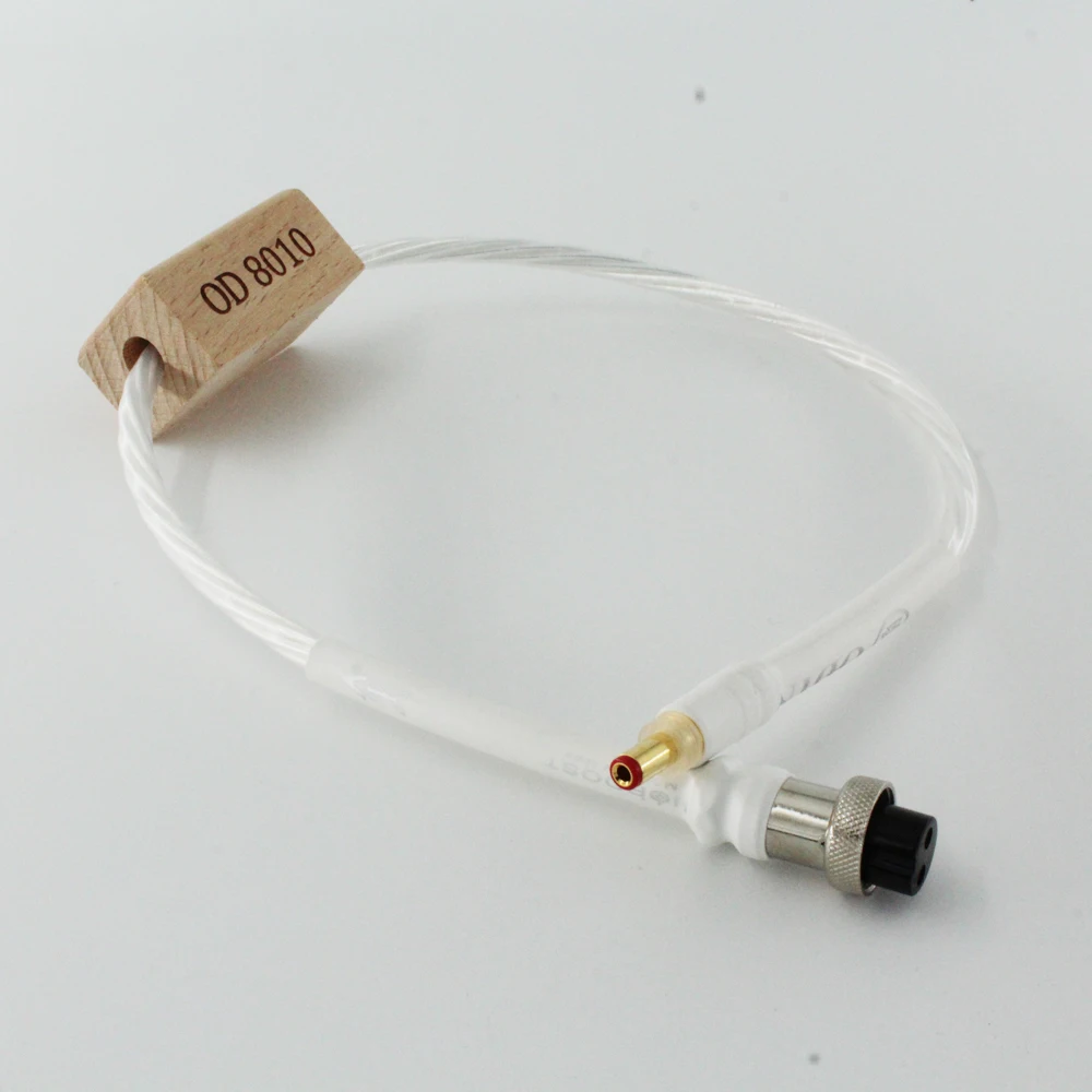 Nordost odin Silver Plated GX16 2Pin to DC 3.5*1.5/5.5*2.1/5.5*2.5mm Gold plated Plug Linear Power Supply Air Output Cable