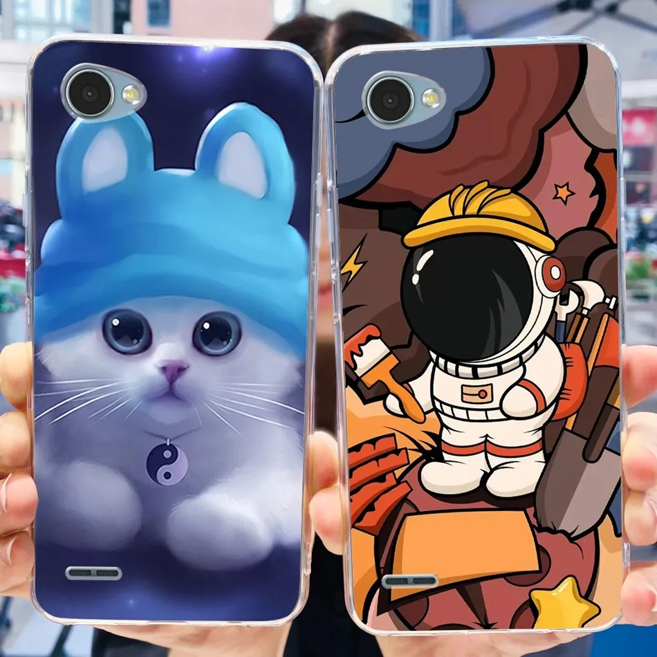 Cute Case For LG Q6 Q6+ Q6 Alpha X600K X600L X600S M700 Soft Silicone TPU Phone Back Cover For LG Q6 Plus Q 6 Q6a Cases Bumper