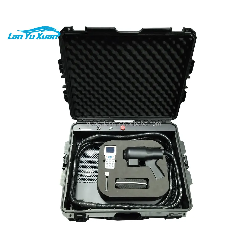 Handheld Laser Cleaner JPT 200W Laser Rust Removal Machine Suitcase 100W Portable Fiber Laser Cleaning Machine Price