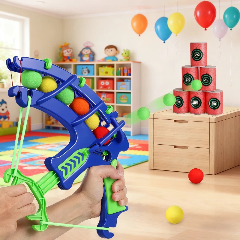 Montessori Gooi Sport Katapult Doel Kleverige Ballen Dartbord Basketbal Bordspellen Educatief Buitenspellen voor kinderen Speelgoed