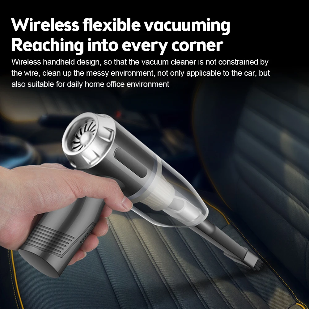 Wireless Car Vacuum Cleaner Portable With Handheld Vacuum Cleaner Car Household Dual-use 10000Pa Strong Suction Mini Cleaner