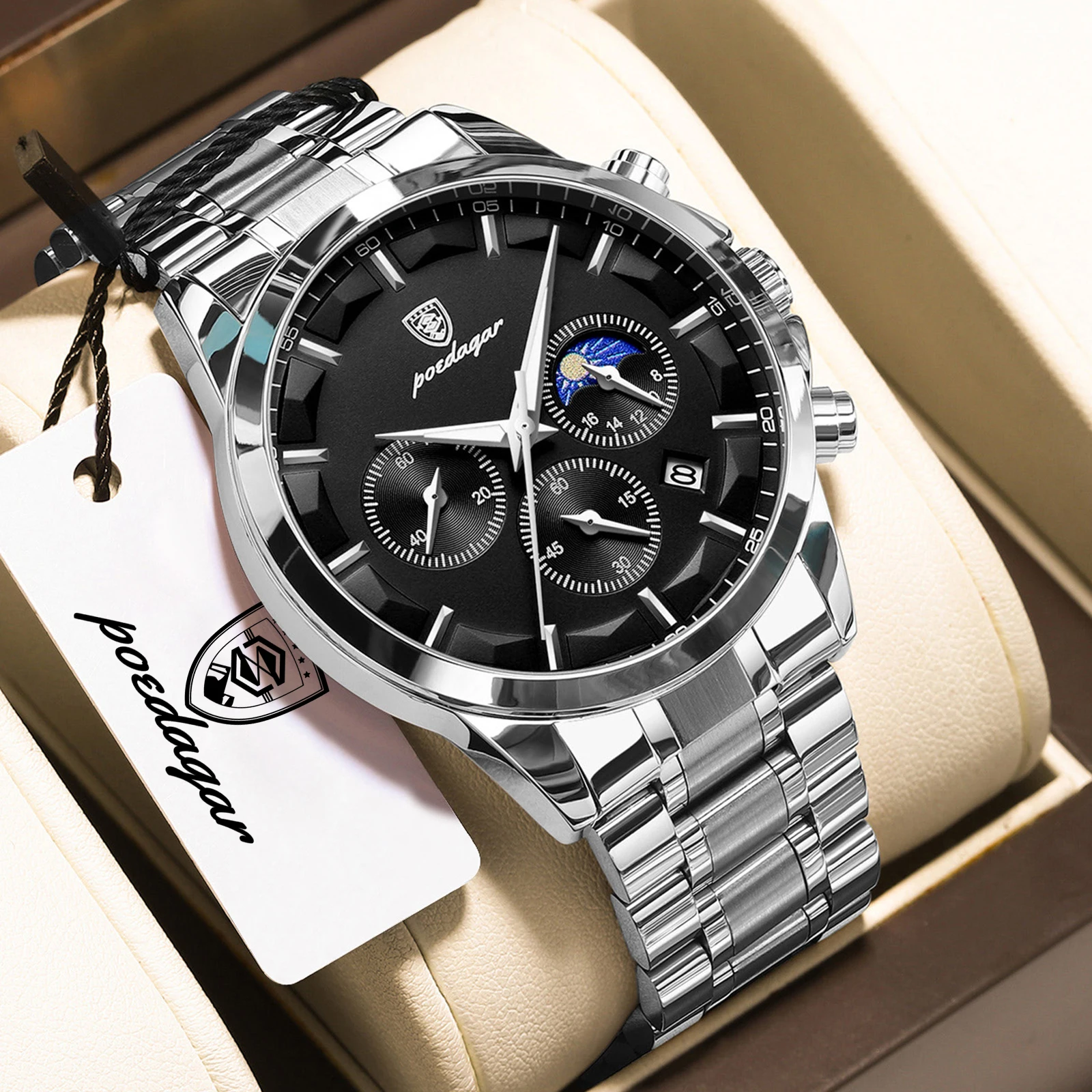 Men's Waterproof Luminous Chronograph Watch