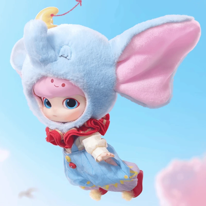 Dimoo e Dumbo Series Action Figures Toy Kawaii Doll Cartoon Bjd giunti mobili ornamenti modello da collezione regalo di compleanno per bambini