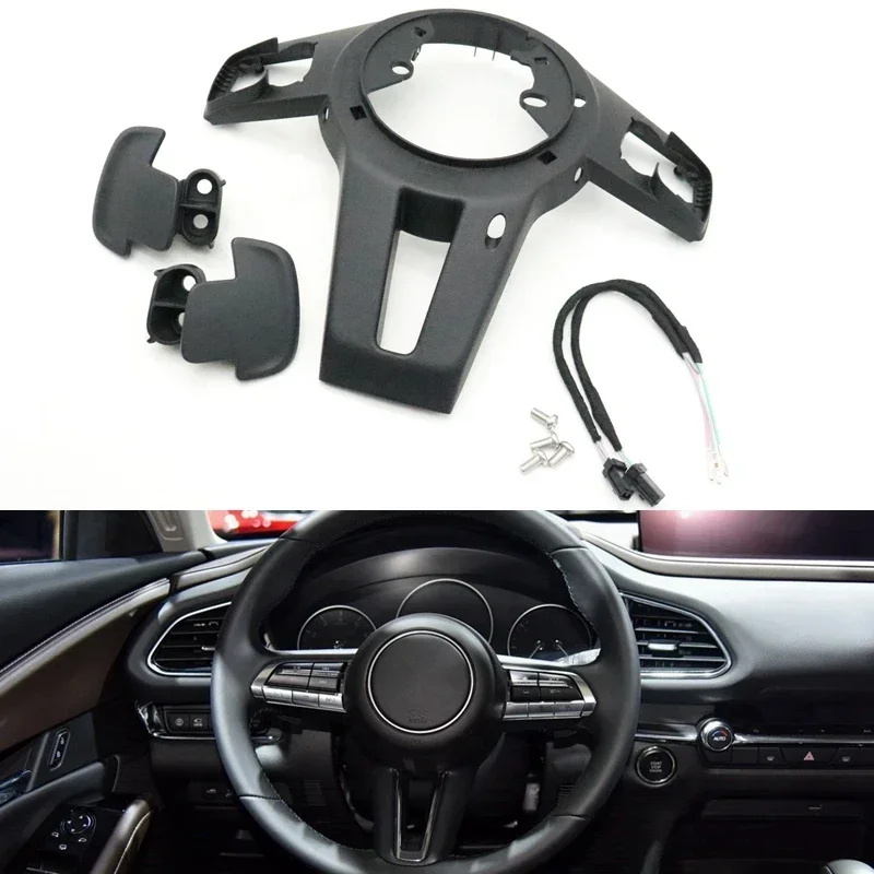 Car Steering Wheel Shifter Paddle Activation Kit For Mazda 3 Alexa 2019-2020 CX30 CX-30 2020-2023