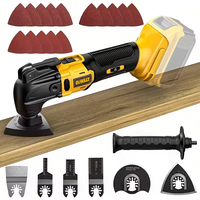 23pcs Brushless Oscillating Multi-tools Cordless Multi Tool for Cutting Woodworking Speed Tool Fit Dewalt 18/20V Battery