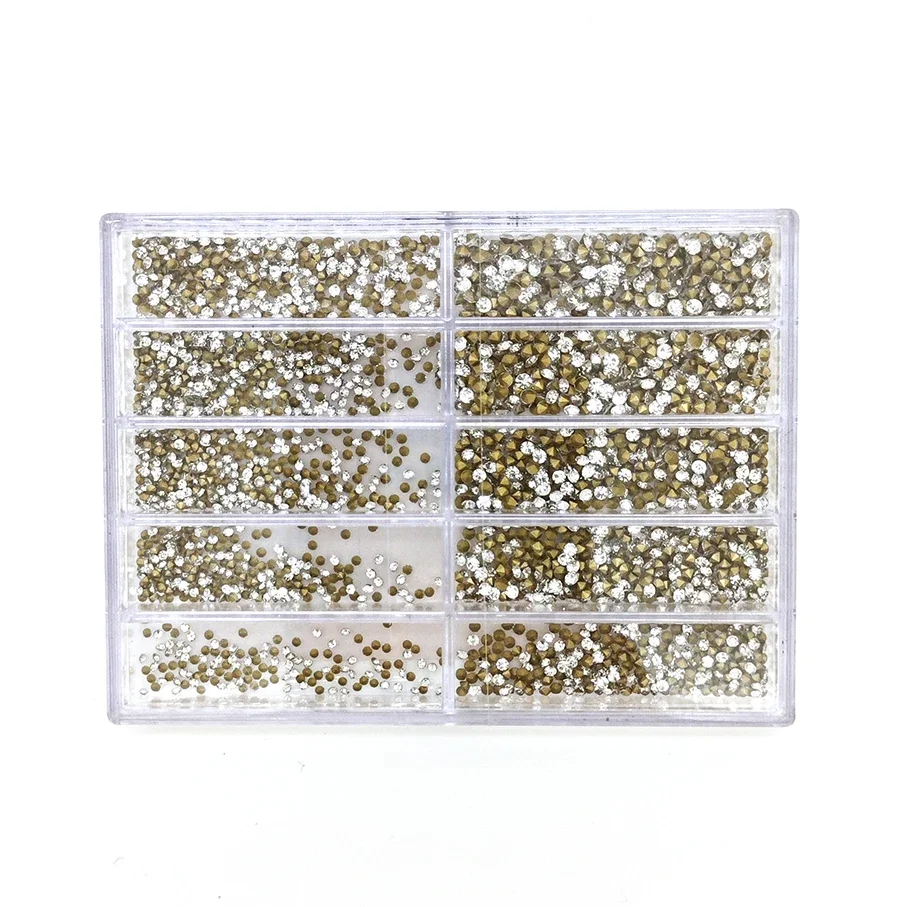 2000pcs Watch Jewellery Accessories Rhinestone Watch Parts Color Diamond Watch Screws Stones Diamond Watchmakers Repair Tool