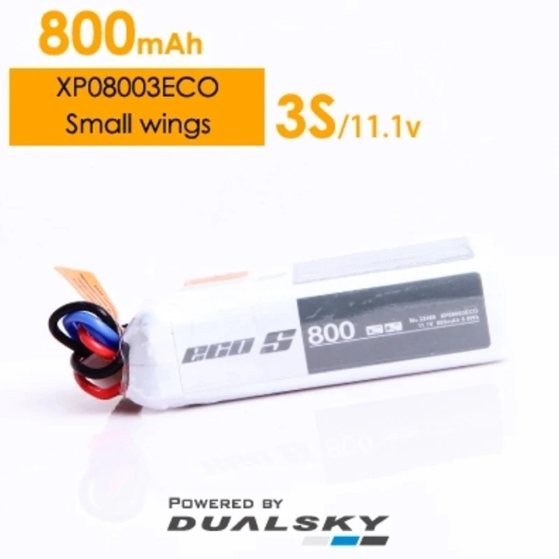 

DualSky battery XP08000ECO 800mAh 2S/3S remote-controlled fixed wing aircraft aerial photography 25C