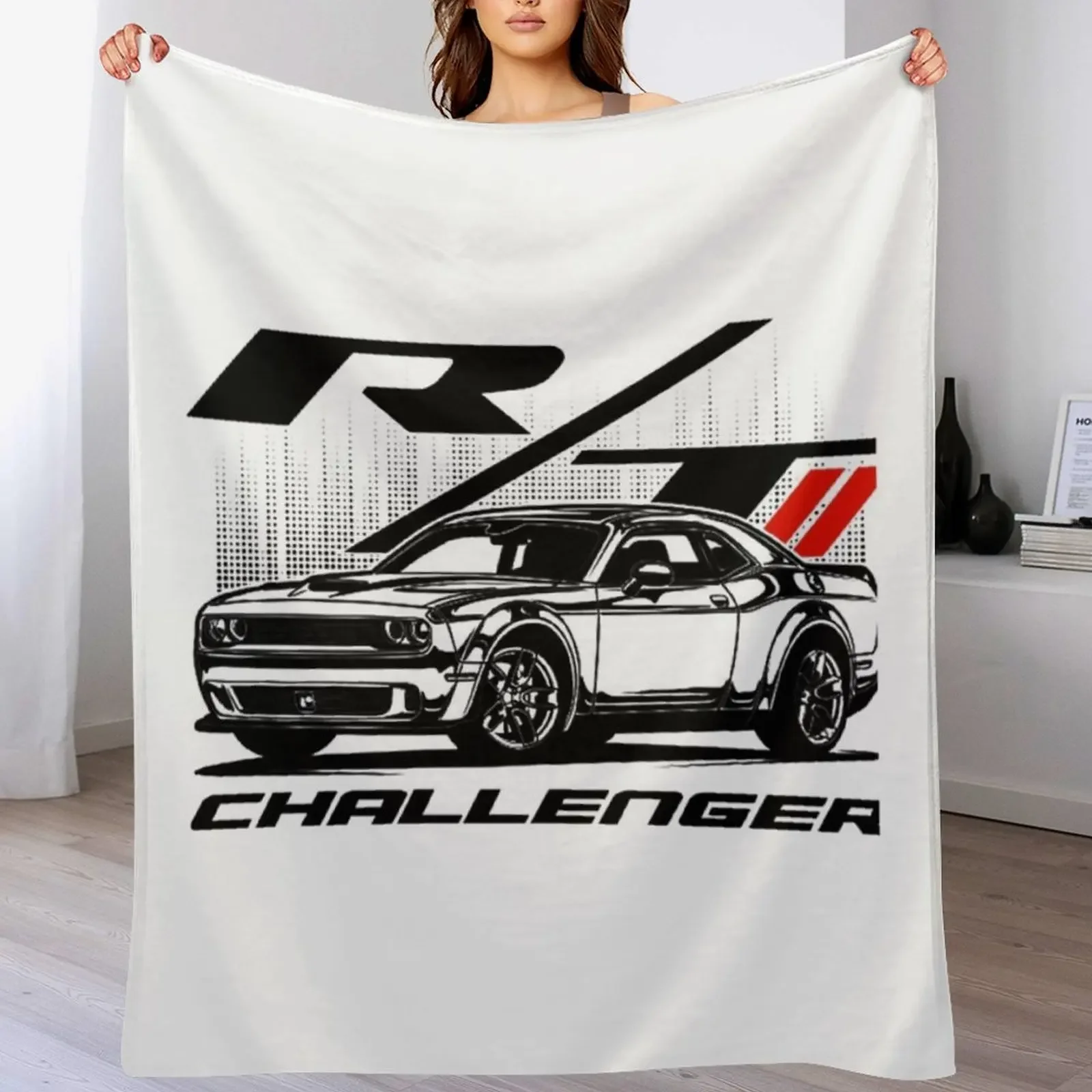 Challenger RT Throw Blanket Blankets For Bed Loose Tourist Fashion Sofas Blankets