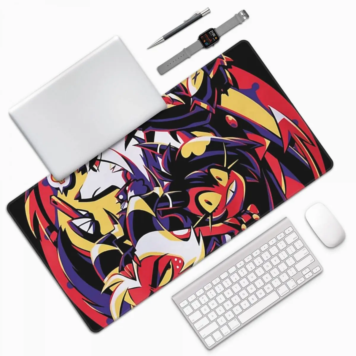 

Большой коврик для мыши Helluva Boss Loona, коврик для клавиатуры и мыши, игровой коврик для ПК и ноутбука, офисные аксессуары, настольные коврики