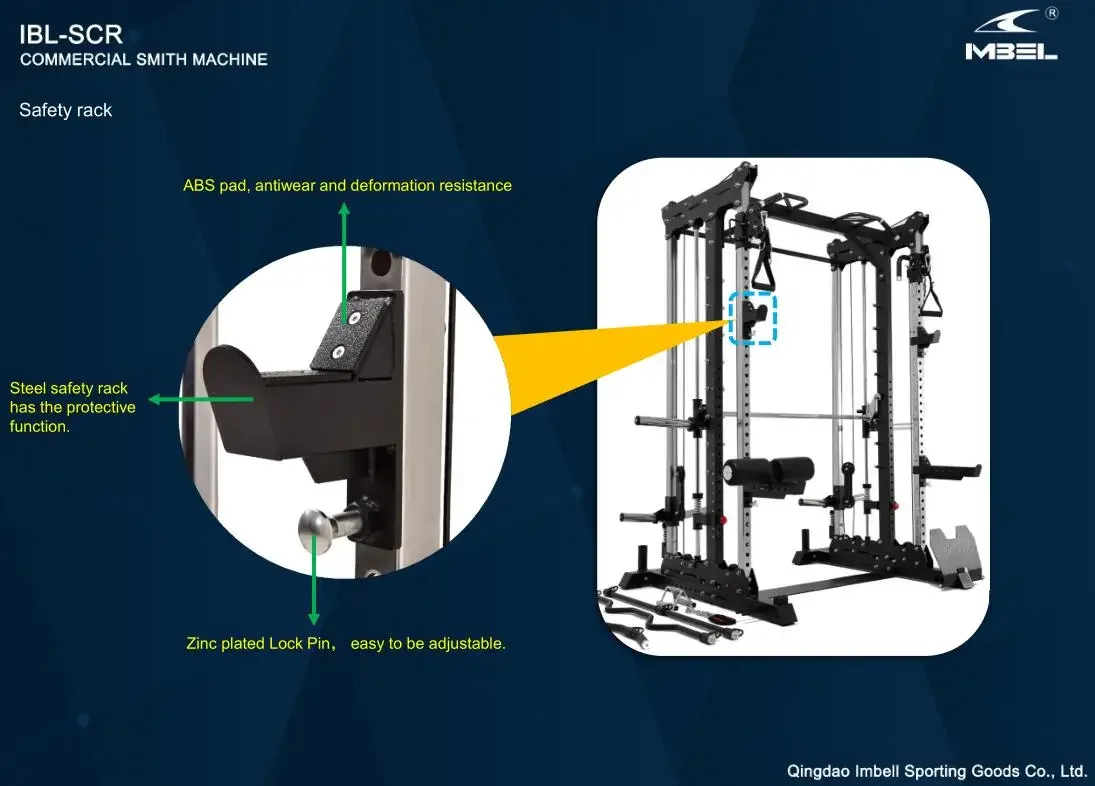 Strength Machine เครื่อง Smith เชิงพาณิชย์สําหรับงานหนักสําหรับสโมสร