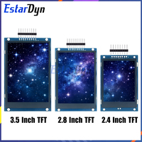 2.4/2.8/3.5 Inch TFT LCD Display 240x320 320x480 SPI Serial Port Module with ST7789V/ST7796S Controller for Arduino STM32