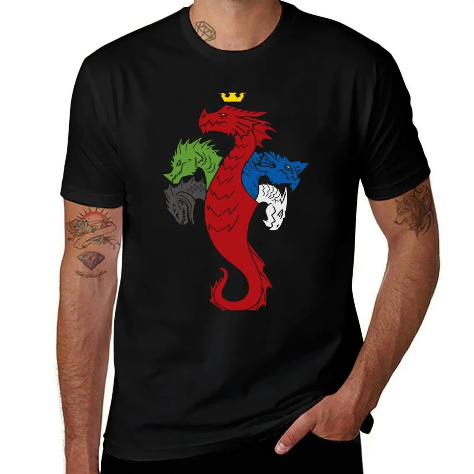 

Regina Draconum (dark) T-Shirt oversized graphic tee shirts graphic baggy shirts hippie clothes Short sleeve tee men