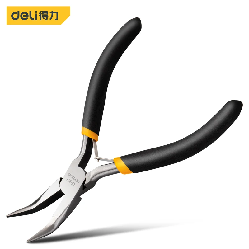 Deli 4/5/6 Zoll Mini Long Nose Hochpräzise Drahtschneider Anti-Rutsch-Griff Design Multifunktions-Elektriker-Reparatur-Handzange