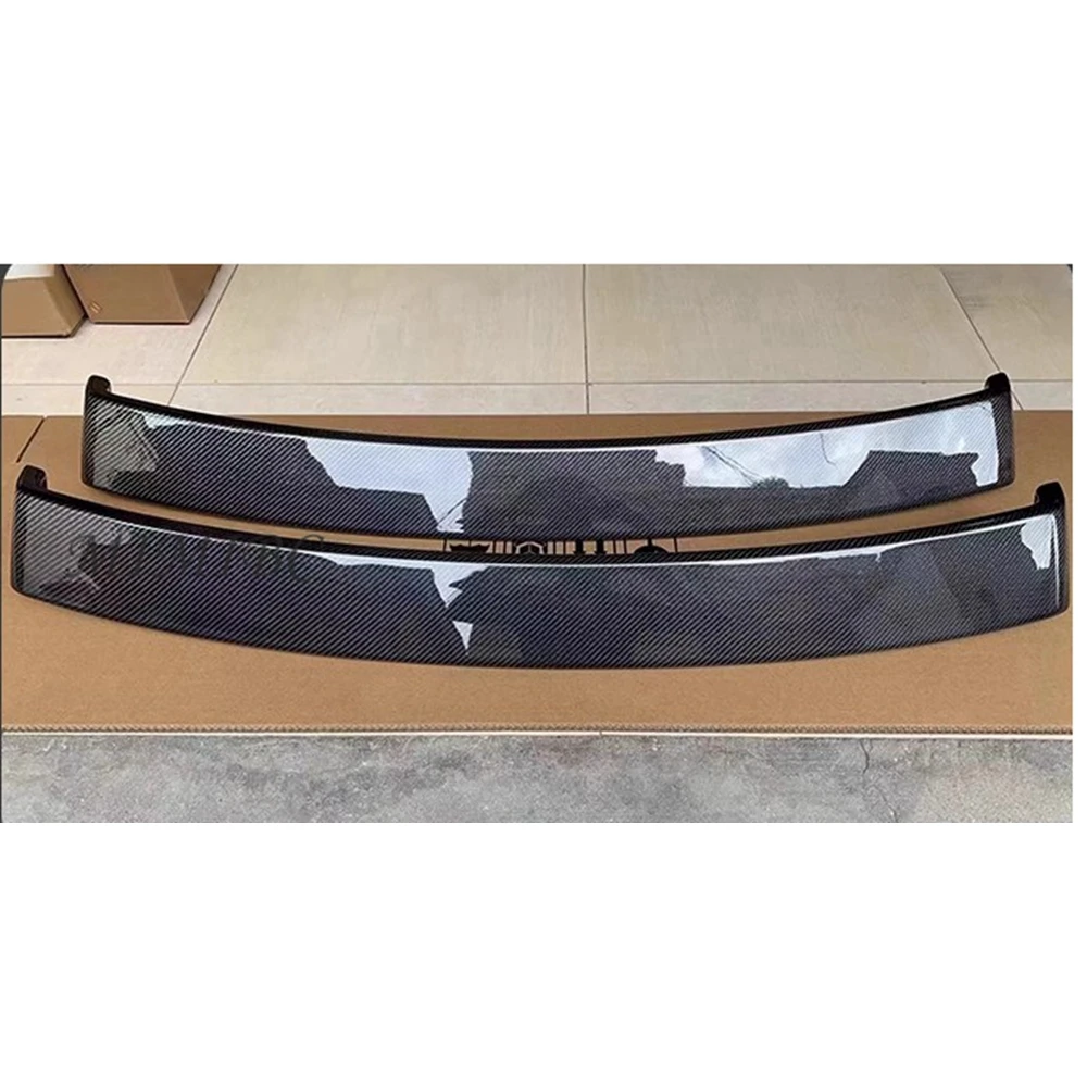 Untuk BMW 2 Seri G42 Couep/G87 M2 serat karbon belakang atap Spoiler bagasi sayap 2021-2024 FRP primer palsu Glossy hitam