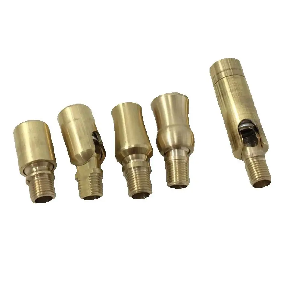 2pcs 12pcs All Brass Universal Joint, Universal connection head, mechanical steering connectors, lighting accessories DIY