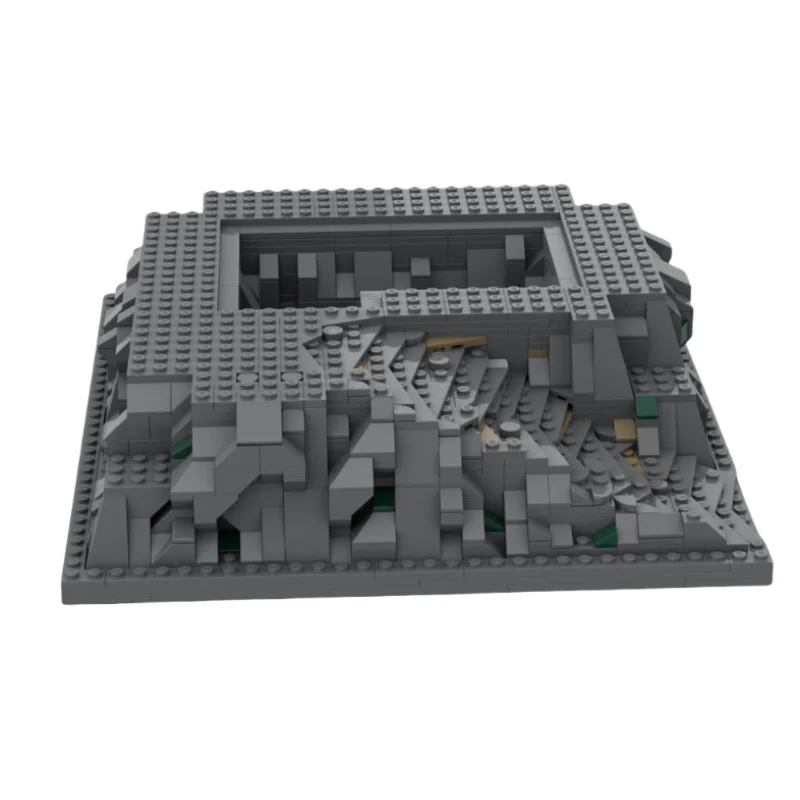 MOC اللبنات مدينة سلسلة UCS ثلاثية الأبعاد قاعدة القلعة نموذج لتقوم بها بنفسك تجميع الطوب مشاهد الشوارع اللعب جمع عرض هدايا عيد الميلاد