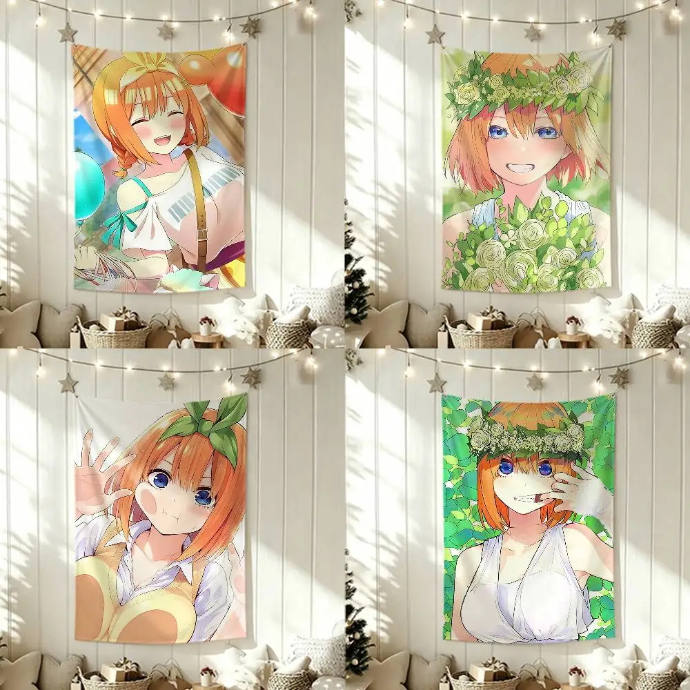 

Y-Yotsuba N-Nakano Flags Wall Hanging Tapestry Outdoor Garage Room Decorative flag Background Blanket