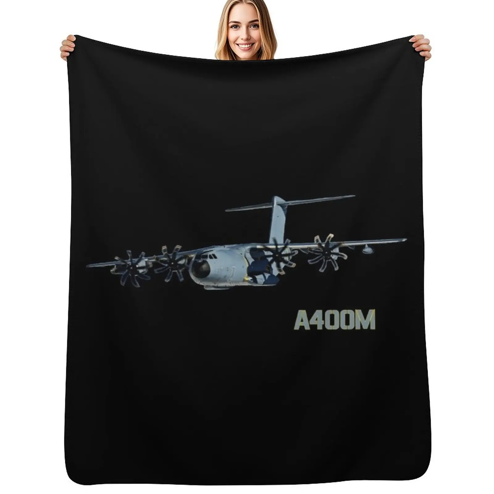 A400M military transport aircraft Throw Blanket Summer Cool Breathable Blanket for Sleeping