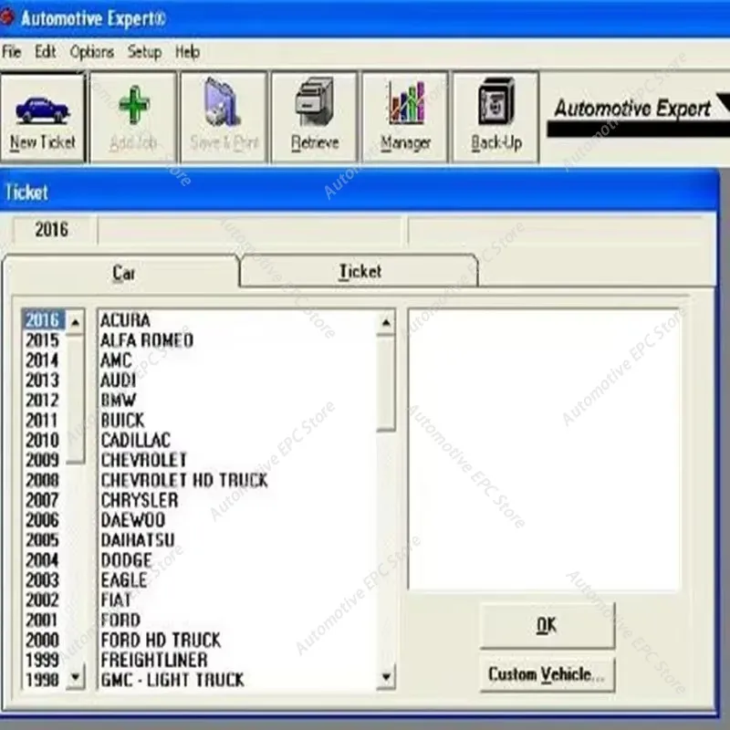 Picture 7: Automotive Expert V11.33 Car Repair Software obd2 scanner Best Shop Management Software TIME Unexpire Patch Car Maintenance Tool