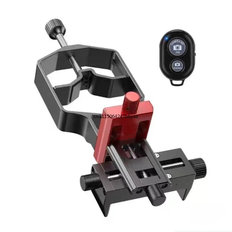 For Astronomical Telescope Three-Axis Metal Phone Holder Adapter Microscope Multi-Function Photography Bracket