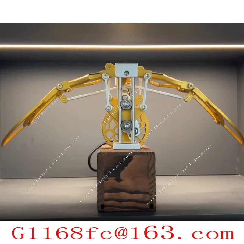 Creative Angel Wings Personalized Retro Mechanical Automatic Flawing Desktop Ornament
