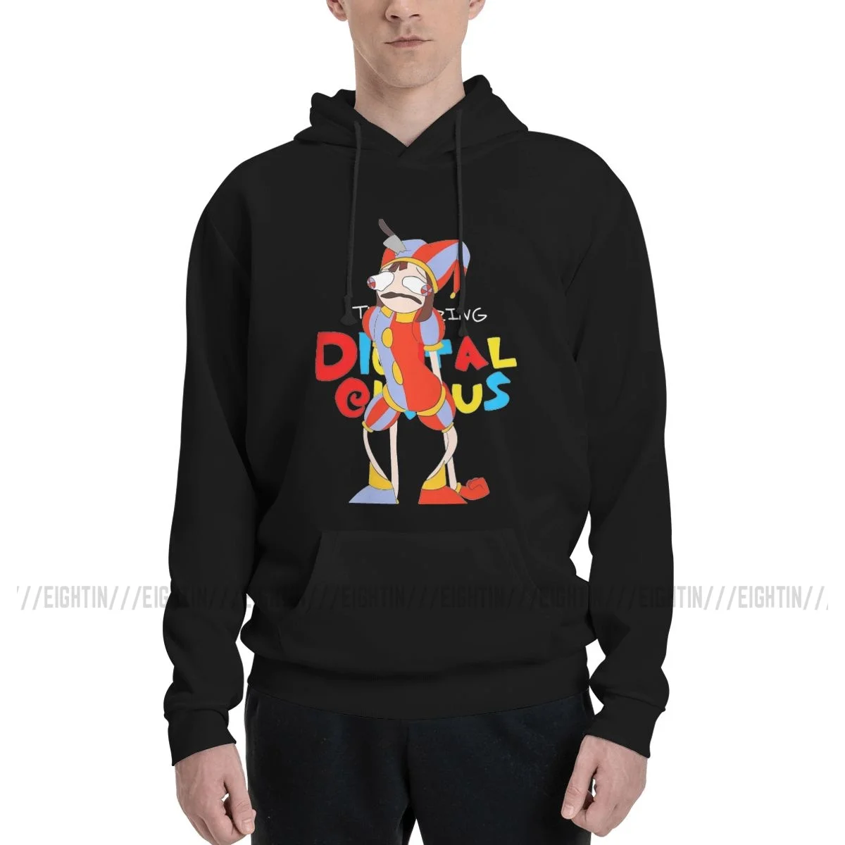 

The Amazing Digital Circus High Quality Sweatshirts Men's Pomni Ragatha Caine Long Sleeve Hoodie Autumn Pullover