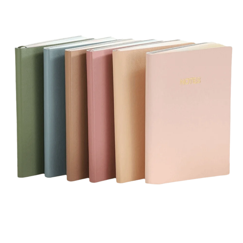 

Модный студенческий блокнот на 160-стране, портативный журнал из искусственной кожи для письма, утолщенный деловой блокнот 4,13x6,22 дюйма для офиса
